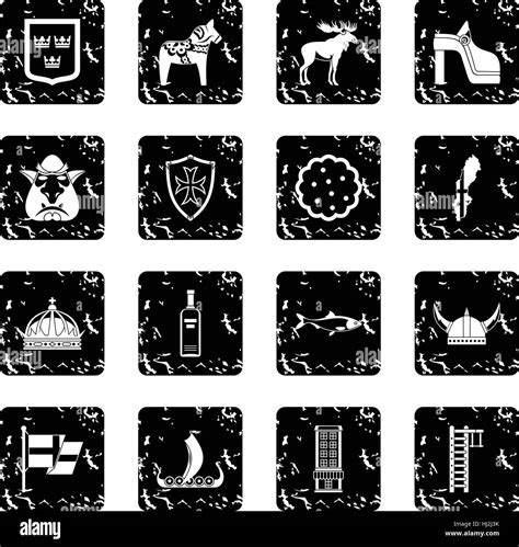 Flag sweden swedish national Black and White Stock Photos & Images - Alamy