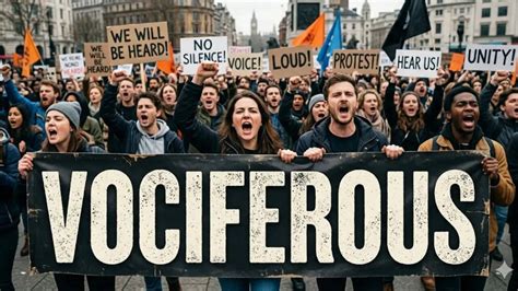 Word of the day: Vociferous