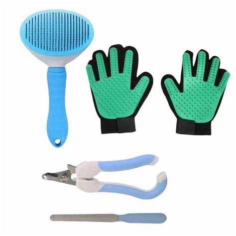 Steam Pet Grooming Glove With Sprayer - Removes Loose Hair, Prevents Static, For Dogs & Cats ...