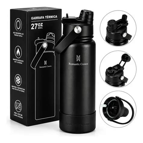 Botella Térmica 800ml Acero Inox 304 Antiderrame Doble Pico ...