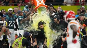 What Gatorade color has been dumped the most in Super Bowl history?