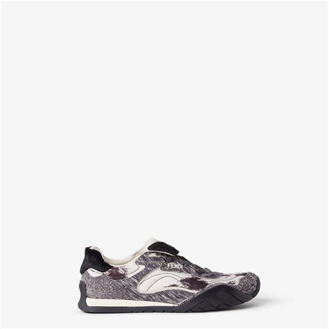 半身裙 皮革 黑色 | Fendi