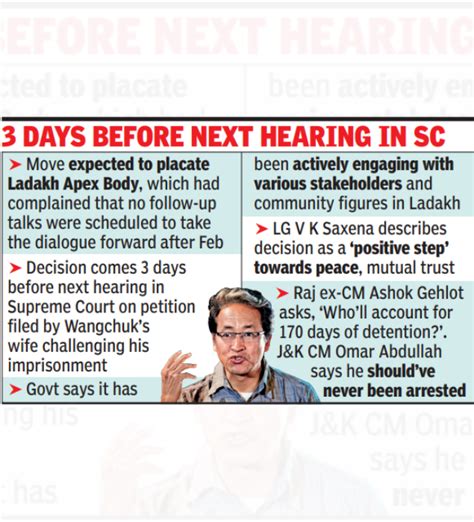 Wangchuk freed as govt revokes NSA detention | India News - Soch Times