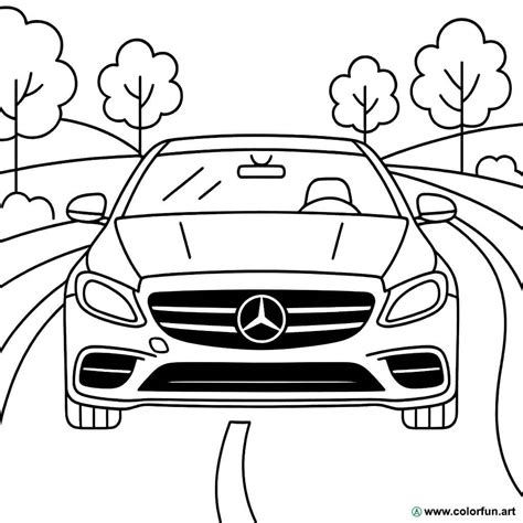 Mercedes star coloring page Download or Print for free