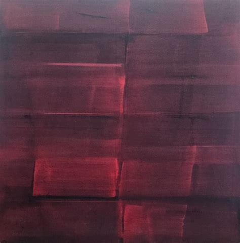 "Untitled": Red Abstract painting by Velu Viswanadhan – ArtZolo.com
