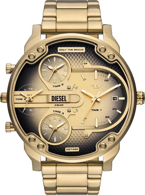 Diesel Mr Daddy 2 0 Mens Watch Stainless Steel Chronograph | Desertcart ...