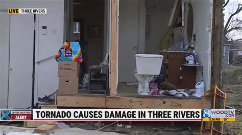Tornado causes damage in Three Rivers