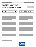 Rabies Vaccine VIS | Vaccines & Immunizations | CDC