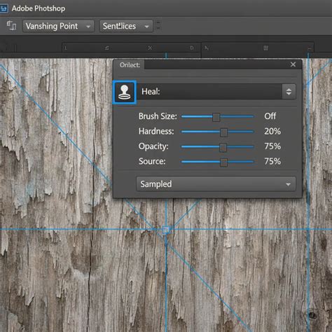Fix Wood Floor Texture After Furniture Removal in Photoshop