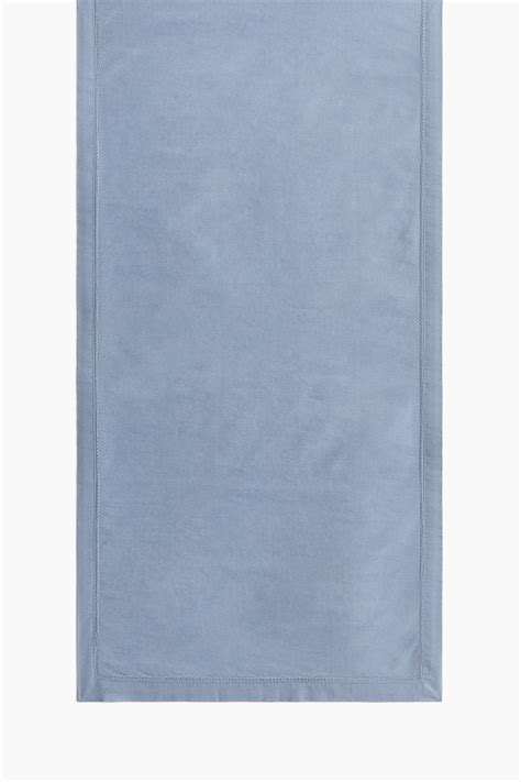 Dusty blue Cotton table runner at H&M Home | H&M IN