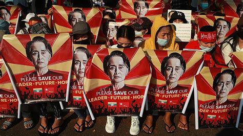 Son of Myanmar's ousted leader appeals to Macron for help in securing ...