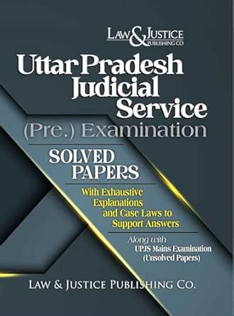 Buy Uttar Pradesh Judicial Service (Pre.) Examination Solved Papers ...