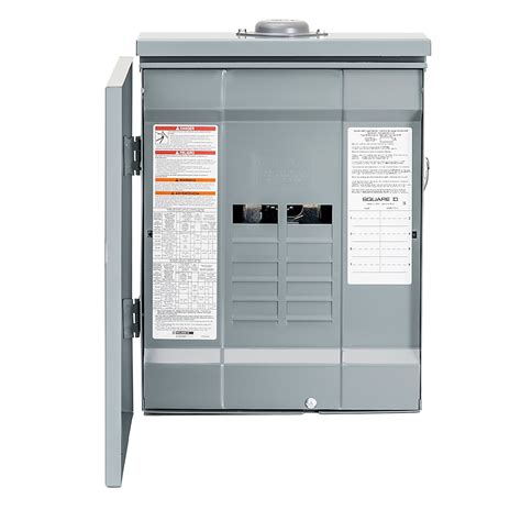 Square D Homeline 125 -Amp 8 -Spaces 16 -Circuit Outdoor Convertible ...