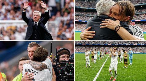 Carlo Ancelotti & Luka Modric Shed Tears As Real Madrid Fans Bid ...