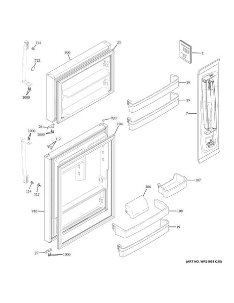 GE GIE19JSNERSS Refrigerator Parts List | Reliable Parts