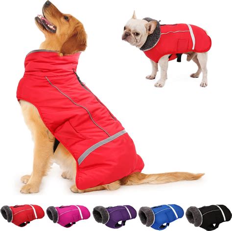 Xl Dog Coats VINGVO Waterproof Dog Winter Coat - Reflective Full Body ...