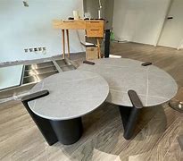 Image result for Round Stone Coffee Table