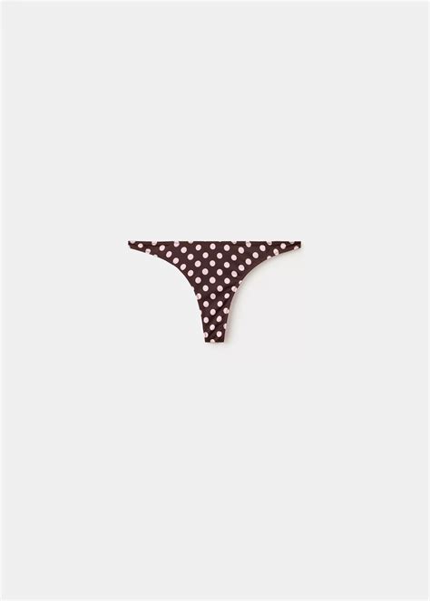 Brazilian polka dot bikini briefs - Women | MANGO South Africa