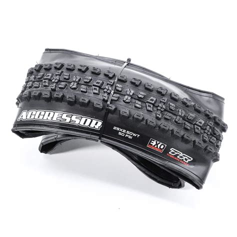 Maxxis Aggressor 29x2.50WT MTB Tire – Tubeless Ready (TR), EXO Protection, Foldi