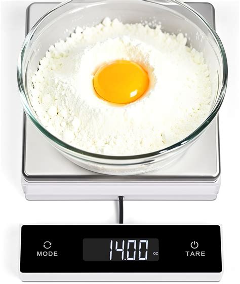 Digital Kitchen Scale, 11-Pound Stainless Steel Food Scale with Pull ...