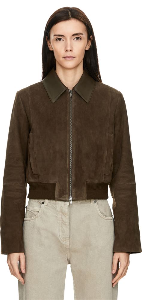 Vince Suede bomber jacket dark brown on UNGER.DE