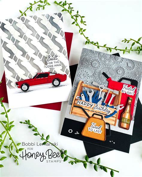 Mechanics and Muscle Cars for Men By Bobbi Lemanski – Honey Bee Stamps