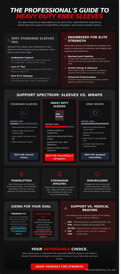 Heavy Duty Knee Sleeves: The Ultimate Guide to Support for Strength At - Team Industry UK
