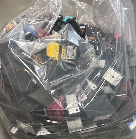 Canon & Lexmark Empty Ink Cartridge Lot (600+), Used Refill/Recycling