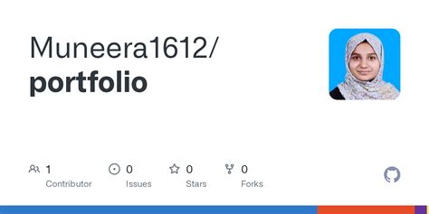 GitHub - Muneera1612/portfolio · GitHub