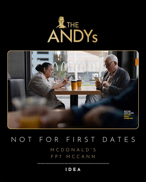 FP7 McCANN Wins ANDY Award for McDonald’s UAE Campaign ‘Not for the First Date’ | LBBOnline