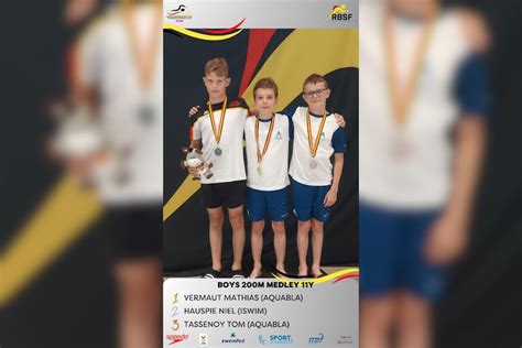 Natation - Championnats de Belgique 11-14 ans: six titres nationaux ...