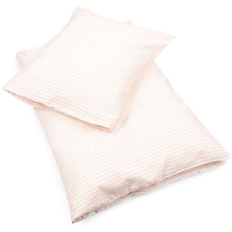 Køb Konges Sløjd Stripie Petite Rose Junior Sengetøj Gots