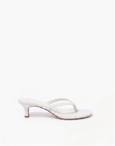 Witte Mid Hak - Teenslipper | Olivia & Kate - Olivia & Kate