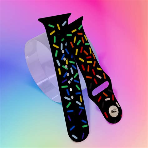 Midsumma Silicone Apple Watch Band - Black - The Salty Fox