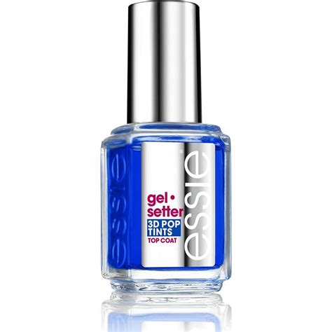 Essie Gel-setter 3D Gel Effect Tinted Top Coat - 10 Birds Eye Blue 13 ...