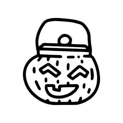 Pumpkin Cauldron Black Line Vector Doodle Icon Stock Illustrations – 46 ...