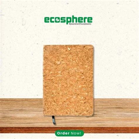 Cork & Hard Diary - 100% Recycled Paper Hard Bound Notebook , Eco ...