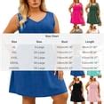 DailyTrove Women's Plus Size Sleeveless Round Neck Empire Waist Dress ...