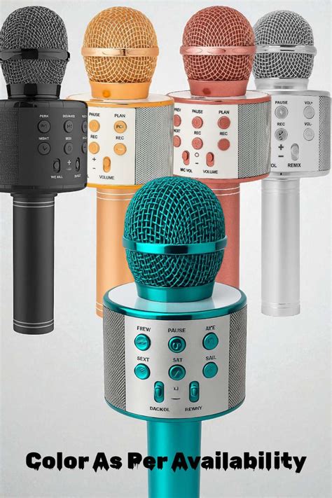 3BAAN X668 Fun Wireless Bluetooth Mic for Karaoke and Entertainment ...
