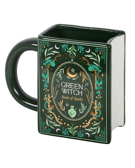Vintage Magic Book Coffee Mug 450ml Halloween & Gothic table decoration ...