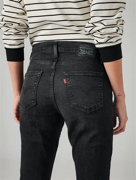 Women's 725 Black Bootcut Fit High Rise Jeans – Levis India Store