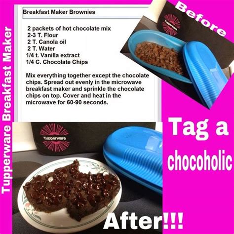 Tupperware Breakfast Maker Brownies Recipe