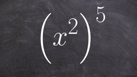 Simplifying an expression by applying the power rule of exponents