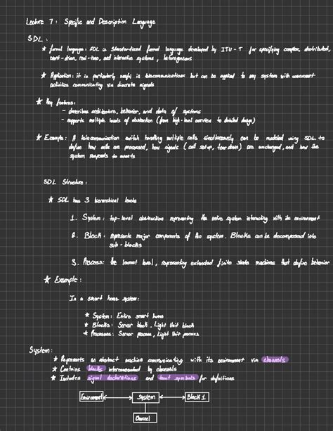 Software Construction Lecture 7: SDL Language and System Design - Studocu