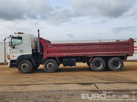 2010 Hino 700-3241 Tipper Trucks For Auction: Dromore - 10th & 11th ...