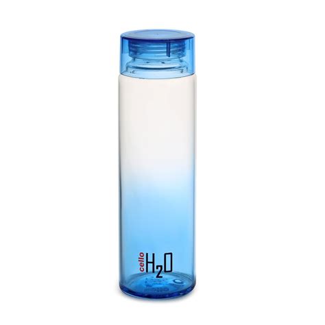 CELLO H2O Dual Color Glass Fridge Water Bottle 920ml, Blue | Durable ...