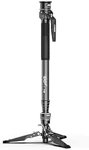 Amazon.com : COMAN M1pro 65" Carbon Fiber Monopod for Camera, One-Click ...