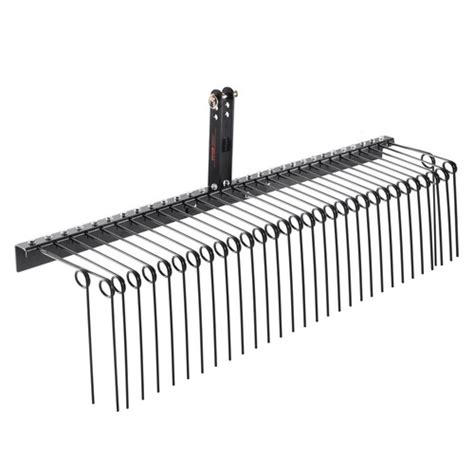 [New]]Tow Behind Landscape Rake, 72" Tow Dethatcher with 32 Steel Tines ...