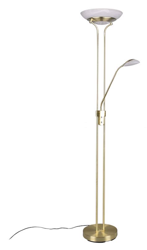 R40073508: Orson LED Floor Light, Matt Brass : Trio