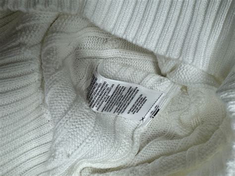 Women's Small Polo Ralph Lauren Sweater Cable Knit Cotton Crew Neck White